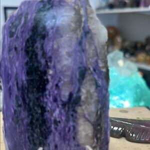 Charoite slab found in only one mine in Siberia Russia, very rare